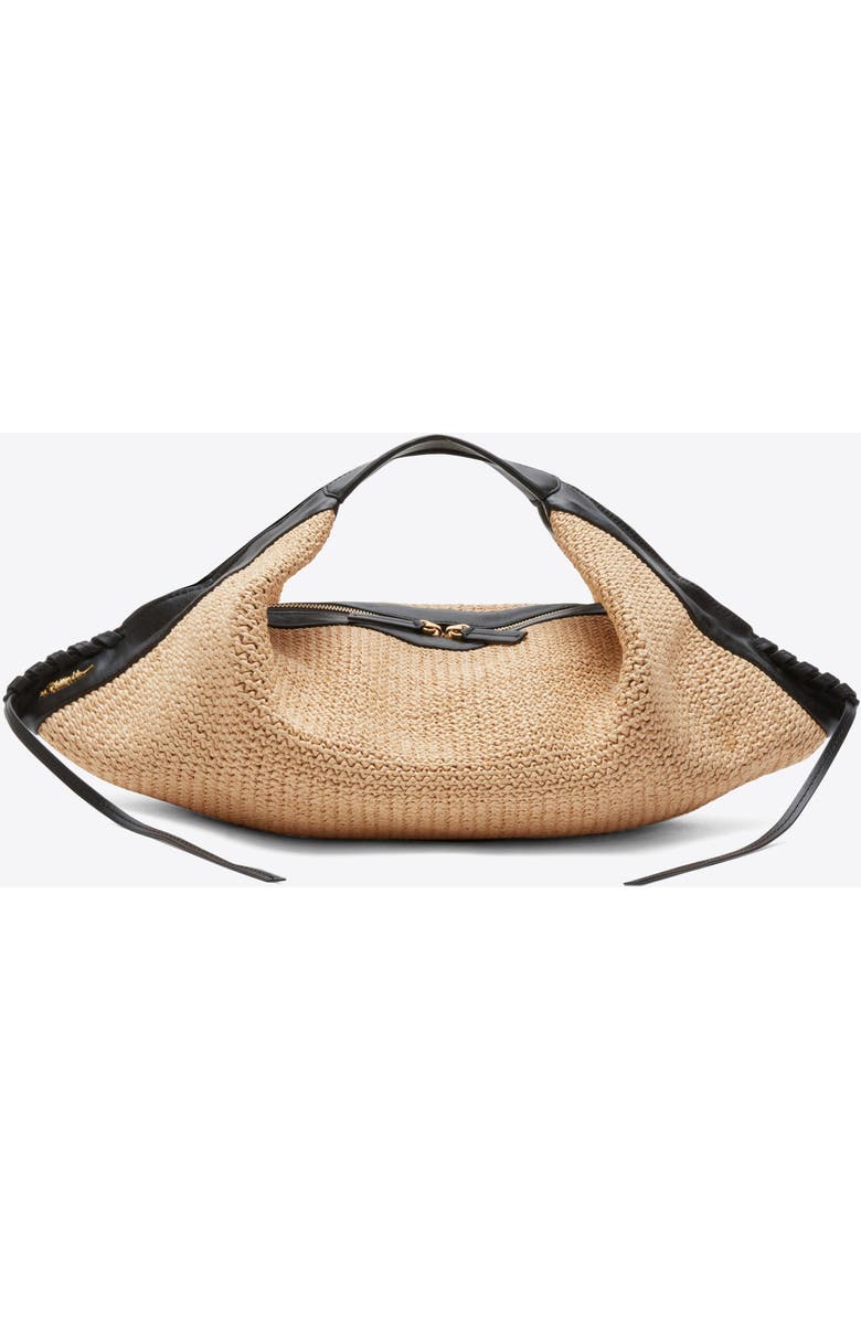 3.1 Phillip Lim Raffia Luna Handbag, Main, color, Sand