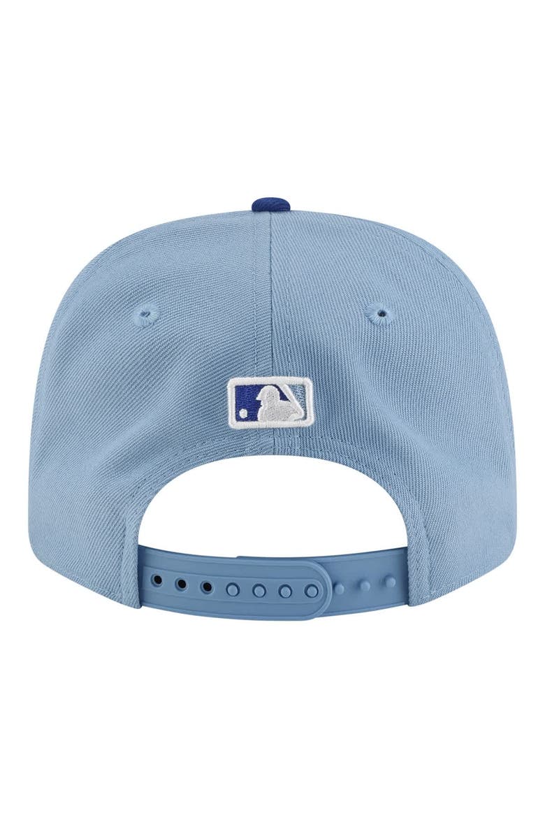 Men's New Era  White/Light Blue Kansas City Royals Player Replica 9SEVENTY Adjustable Hat, Alternate, color, White