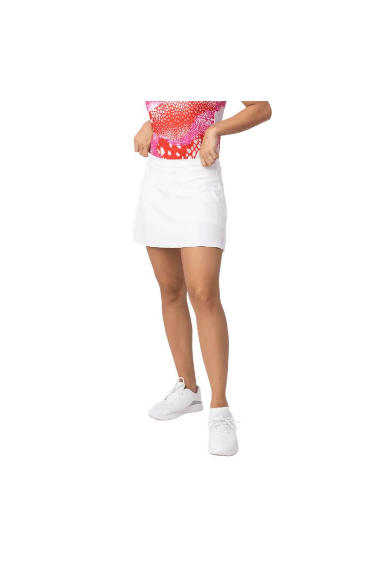 Sofibella 15 in UV Staples Womens Tennis Skirt, Main, color, White