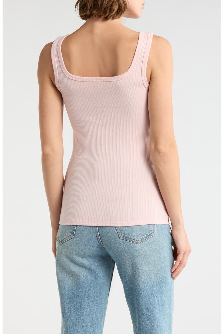 Rib Tank Top, Alternate, color, PINK LOTUS