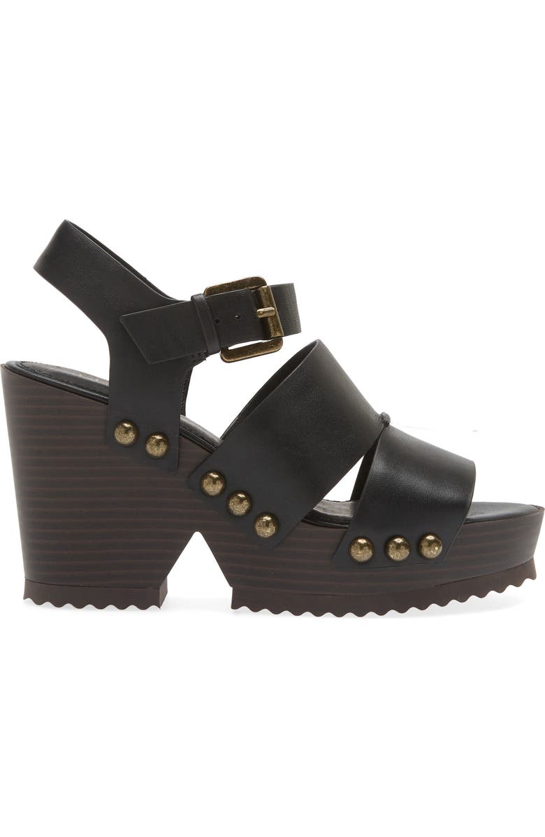 Cecelia New York Artsy Stud Platform Wedge Sandal, Alternate, color,