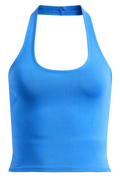 Shop Florence By Mills Terry Halter Crop Top In Regatta
