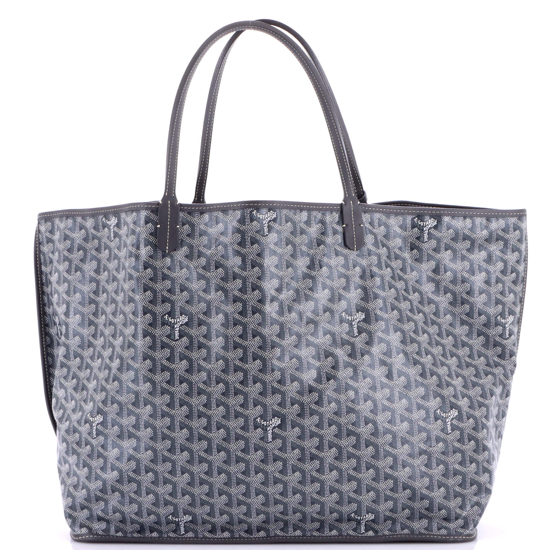 Anjou Reversible Tote Coated Canvas GM, Main, color, Grey