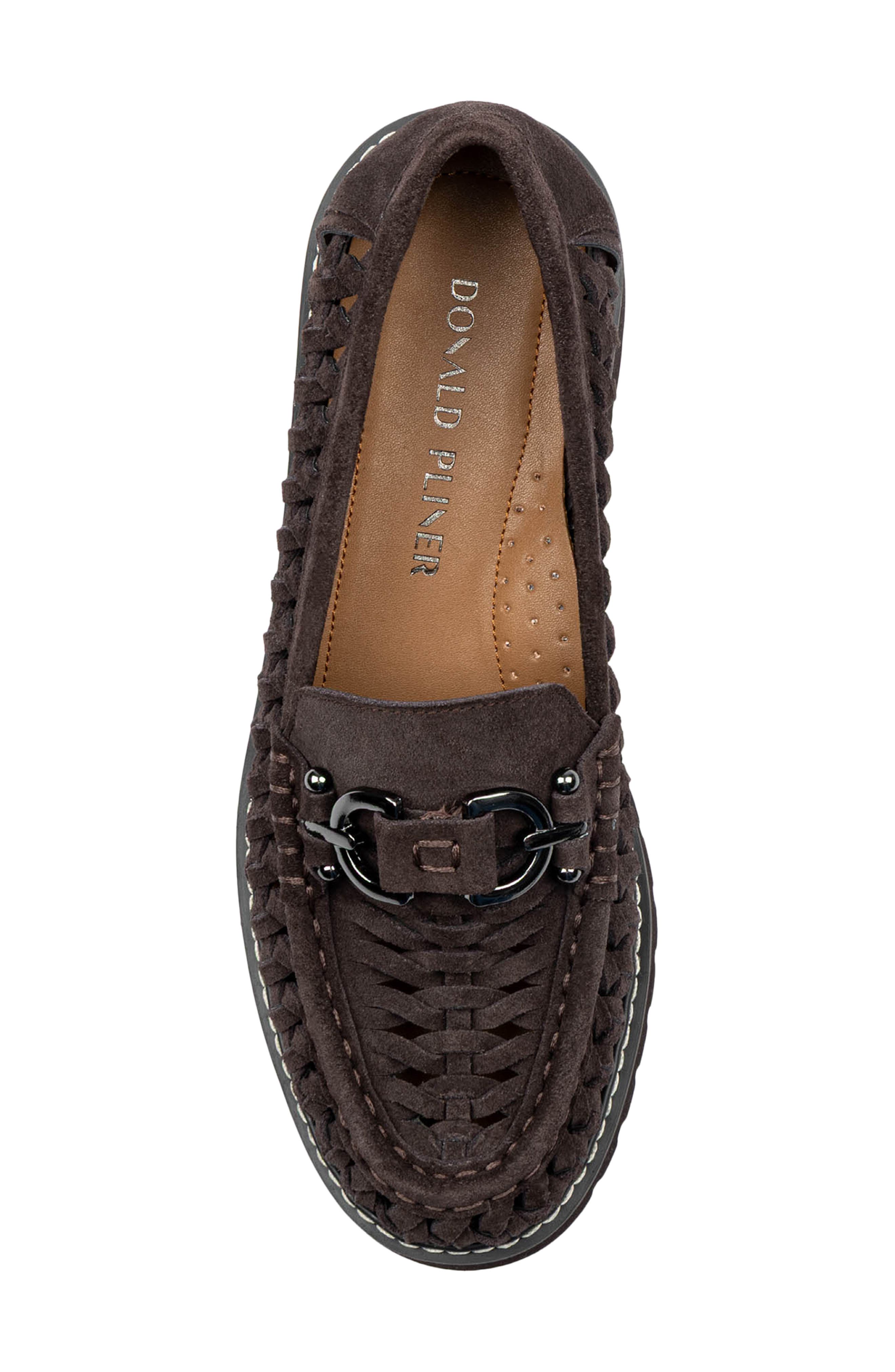 Hansine Lug Sole Bit Loafer, Alternate, color, DARK BROWN