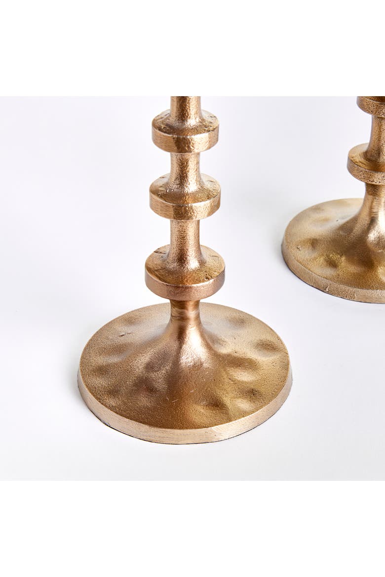 Abacus Taper Holders Set of 3, Alternate, color, Gold