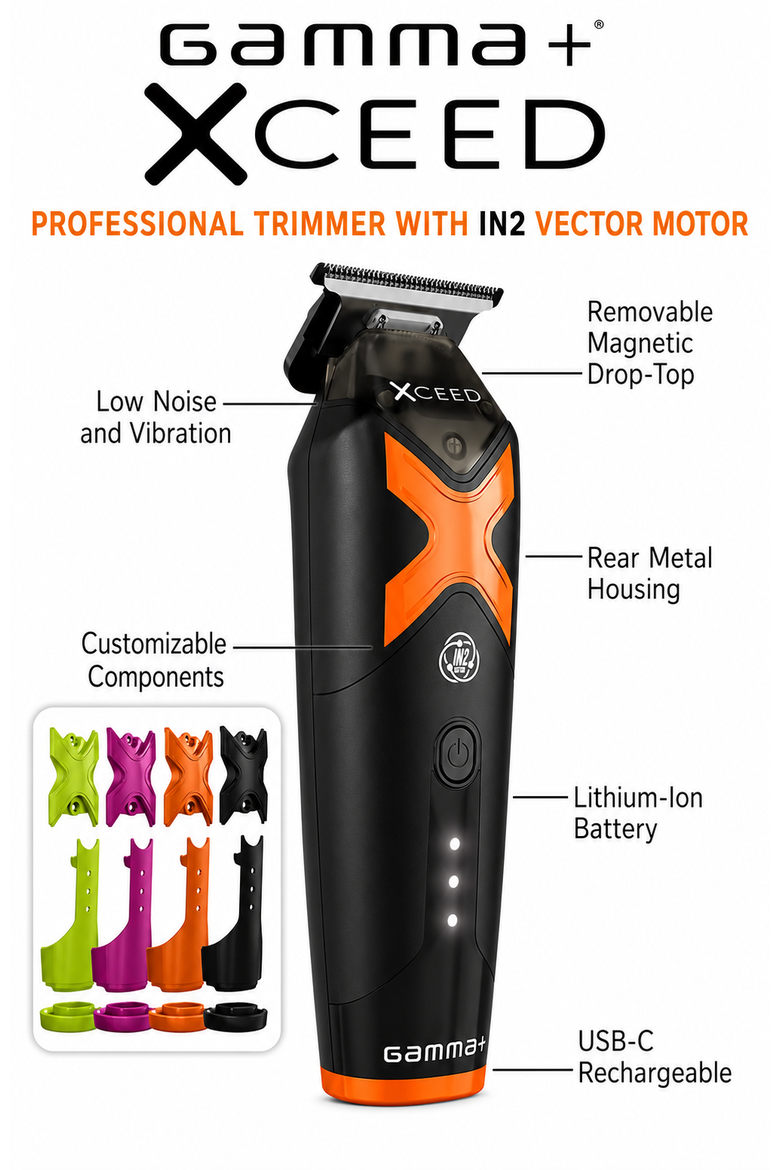 Xceed IN2 Vector Motor Hair Trimmer, Alternate, color, Black