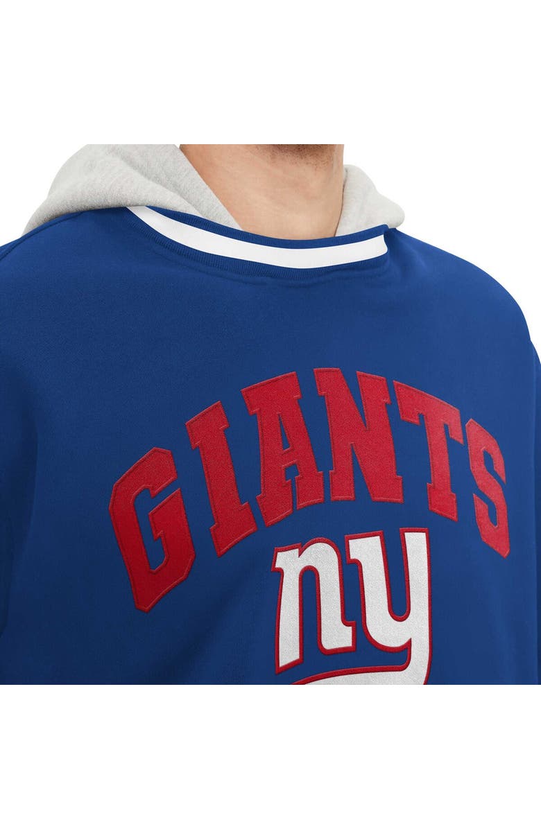 Tommy Hilfiger Men's Tommy Hilfiger Royal New York Giants Ivan Fashion Pullover Hoodie, Alternate, color, Royal