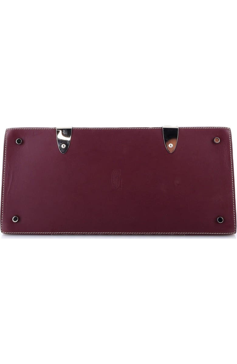 Pre-Owned Goyard Saigon Top Handle Bag Coated Canvas with Leather MM, Alternate, color,