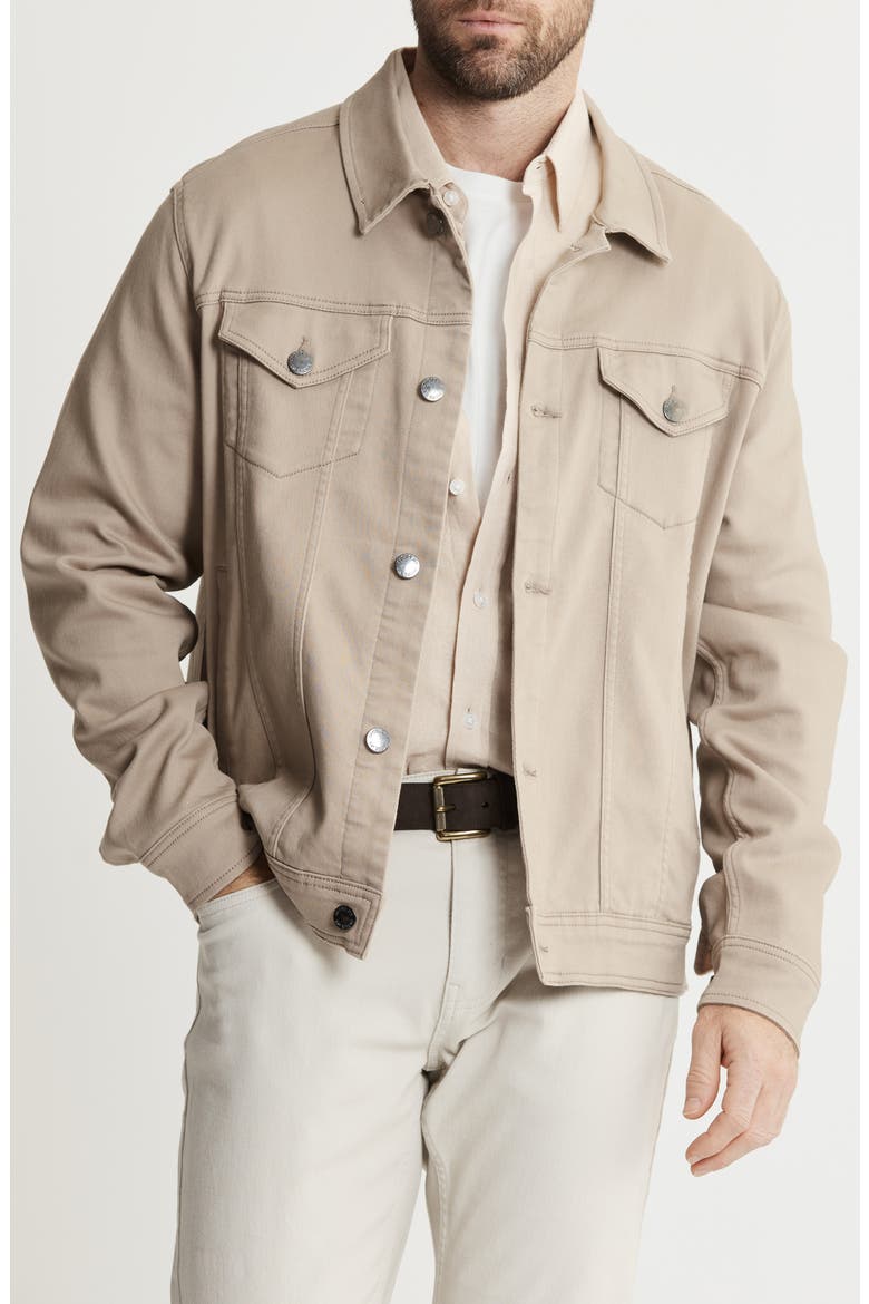 Vandam Commuter Trucker Jacket, Main, color, SAND