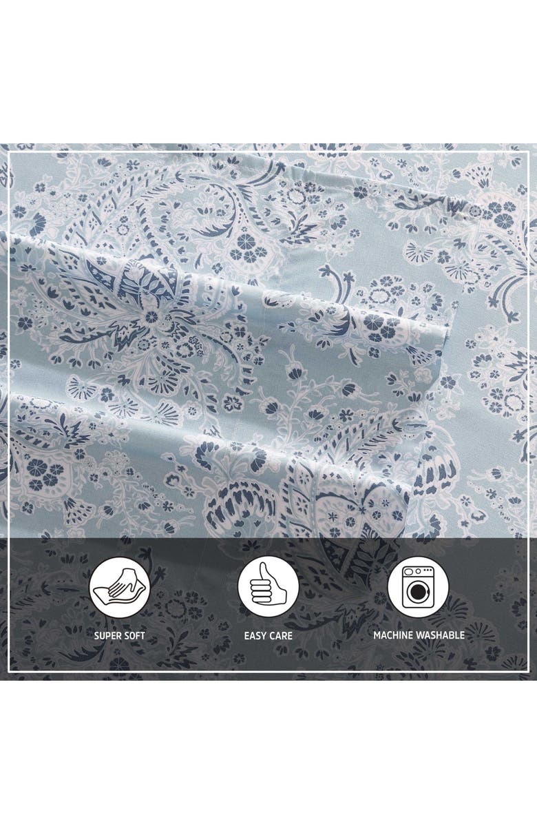 Wrangler Prairieland Paisley Throw Blanket, Alternate, color, Blue