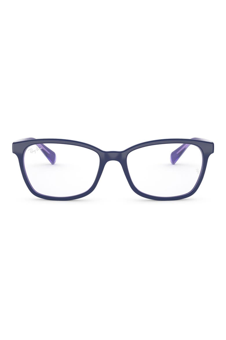 54mm Square Optical Glasses, Main, color, BLUE