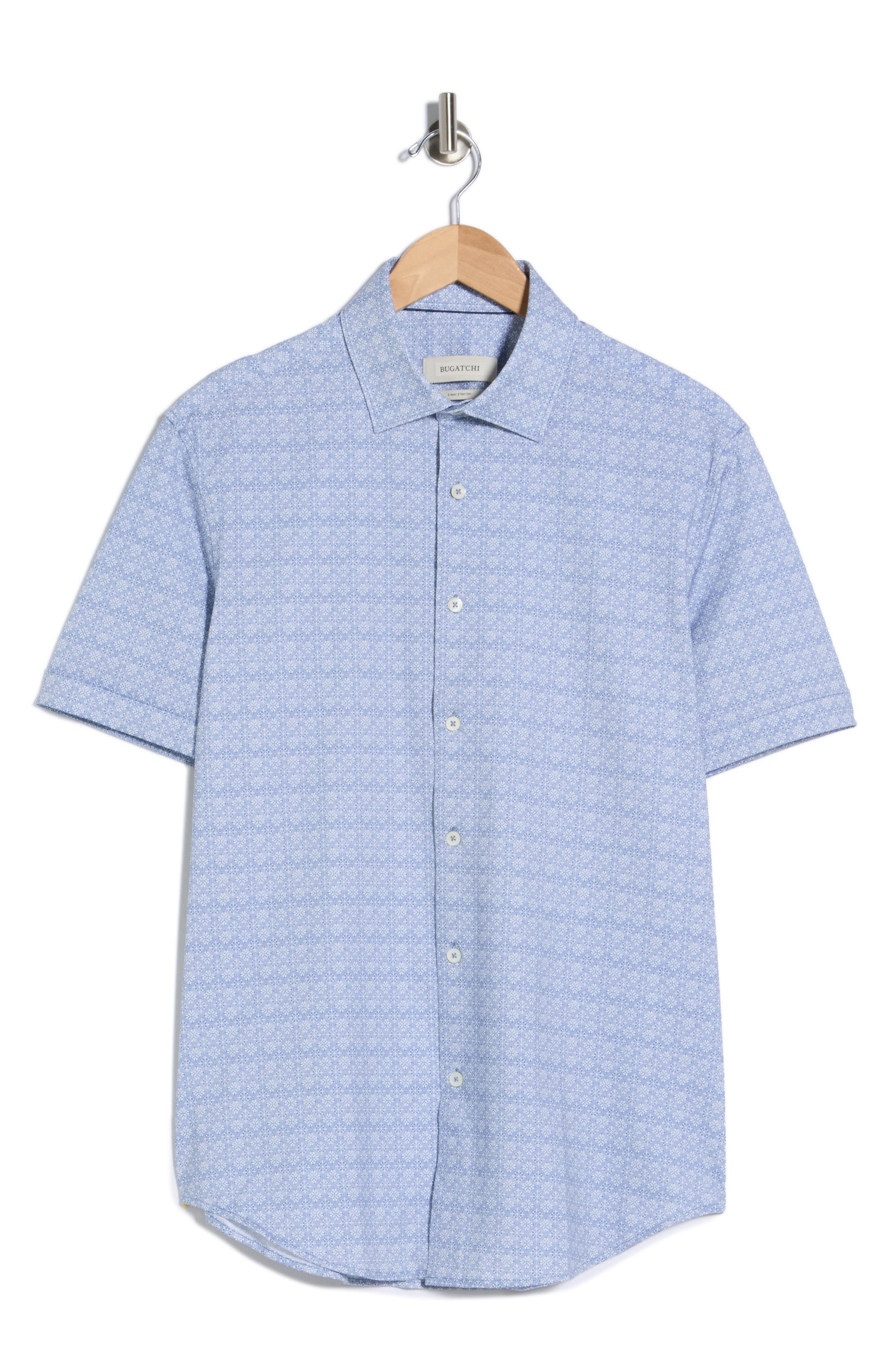 Bugatchi Short Sleeve Woven Shirt