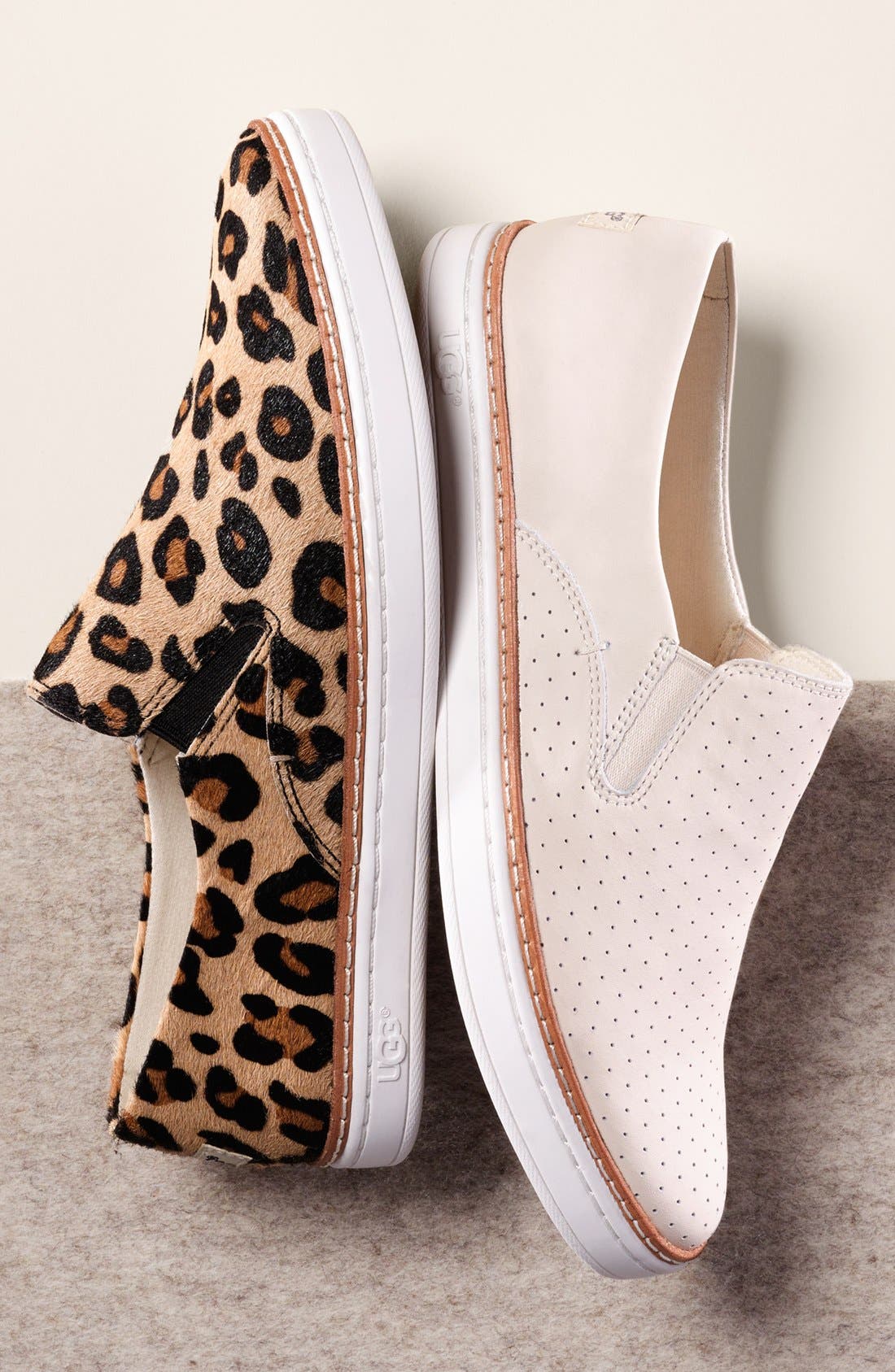 UGG<sup>®</sup> 'Keile' Genuine Calf Hair Sneaker, Alternate, color, 