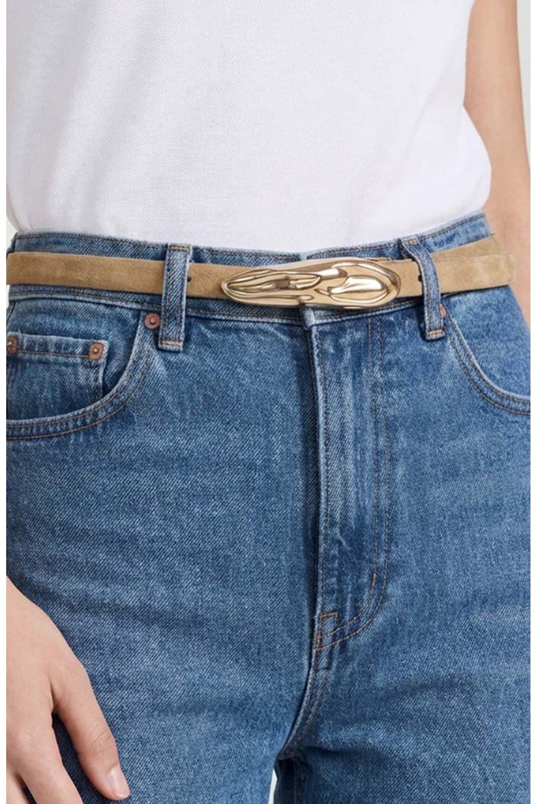 Liquid Luxe Belt, Alternate, color, SHIITAKE AND GOLD