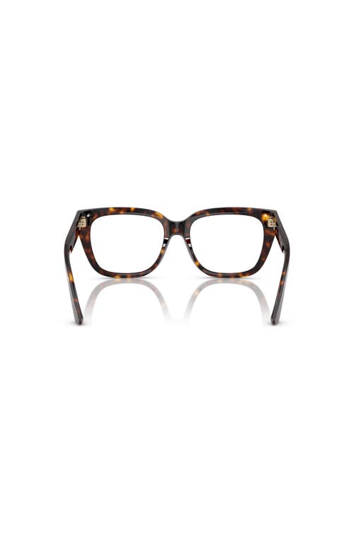 Jimmy Choo 54mm Square Optical Glasses In Brown
