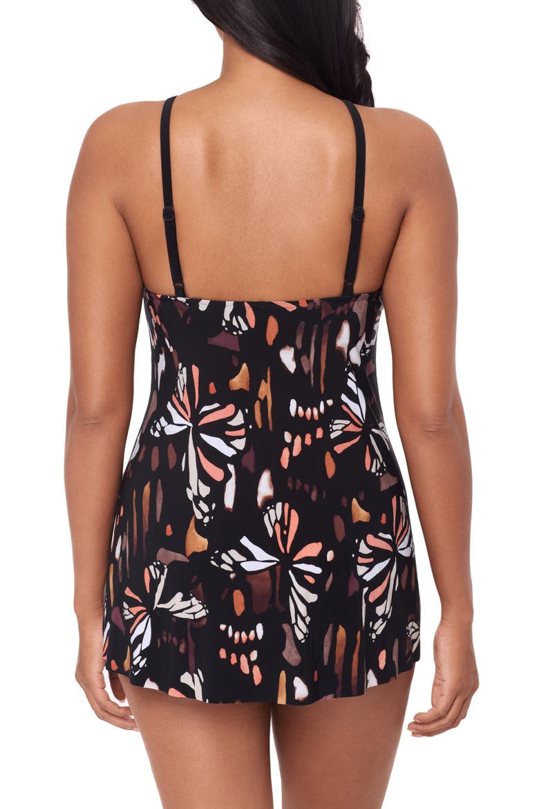 Chrysalis Parker Underwire One-Piece Swimsuit, Alternate, color, BLACK/ MULTI