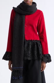 KÚR Hand-knitted Wool Scarf