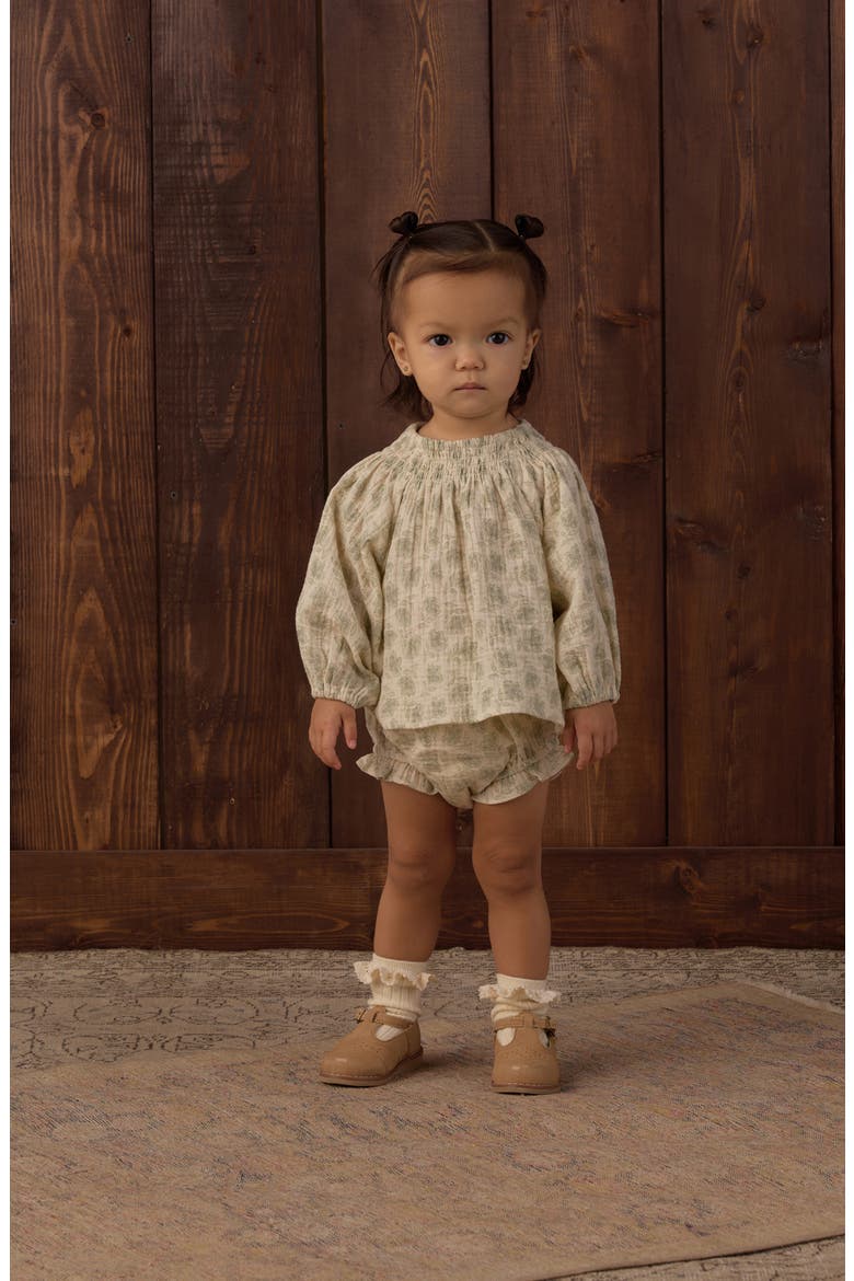 Quincy Long Sleeve Top & Bloomers Set, Alternate, color, NATURAL