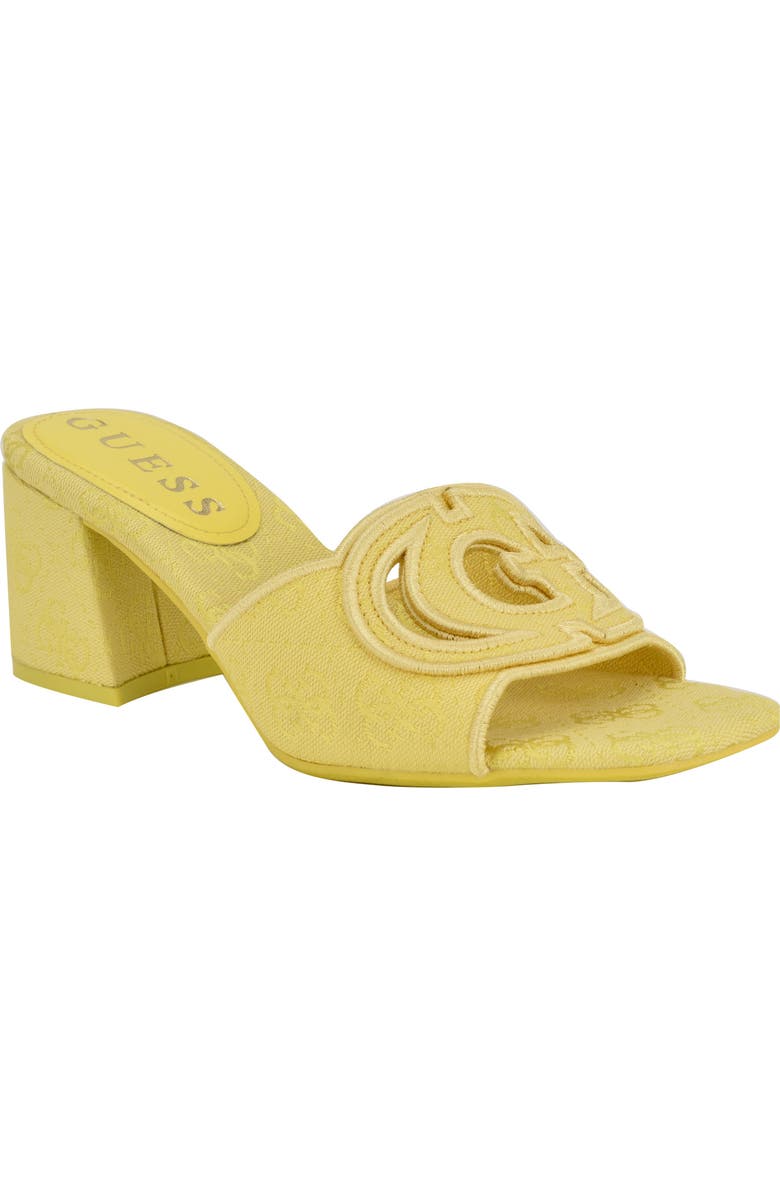 GUESS Galsee Sandal, Main, color, Yellow