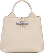 Longchamp Small Le Roseau Leather Tote