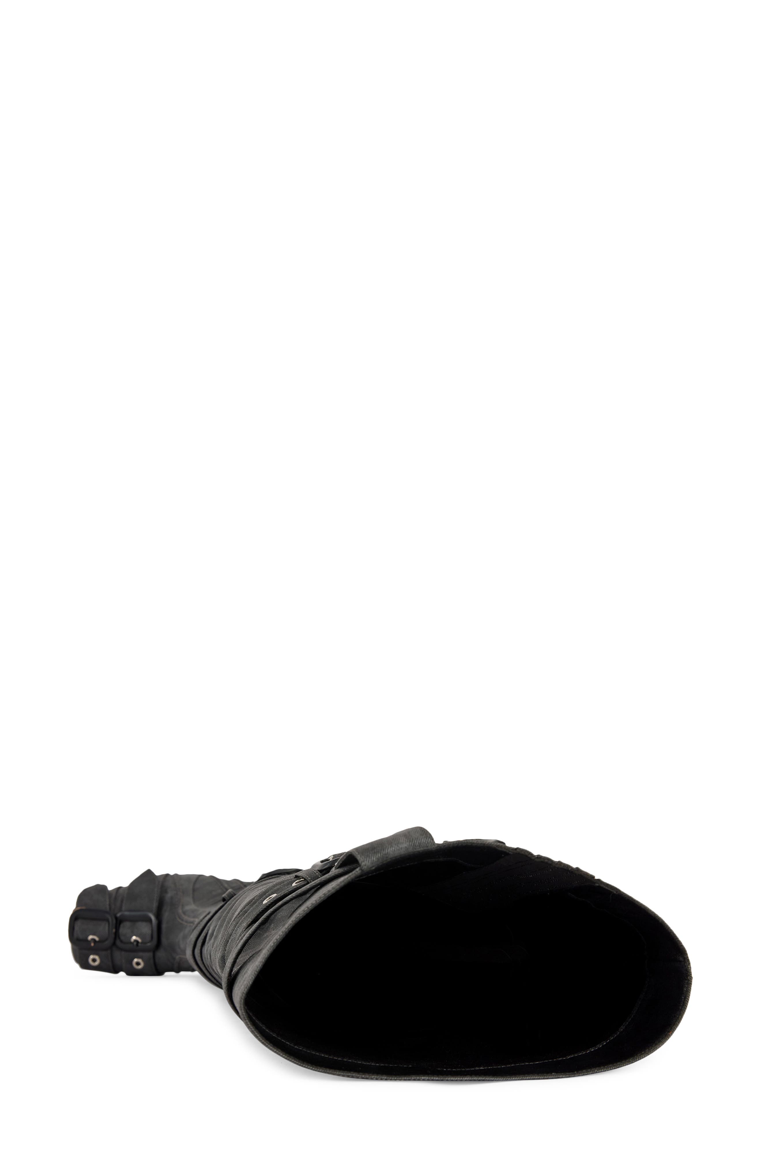 Trillion Over the Knee Wedge Boot, Alternate, color, CHARCOAL