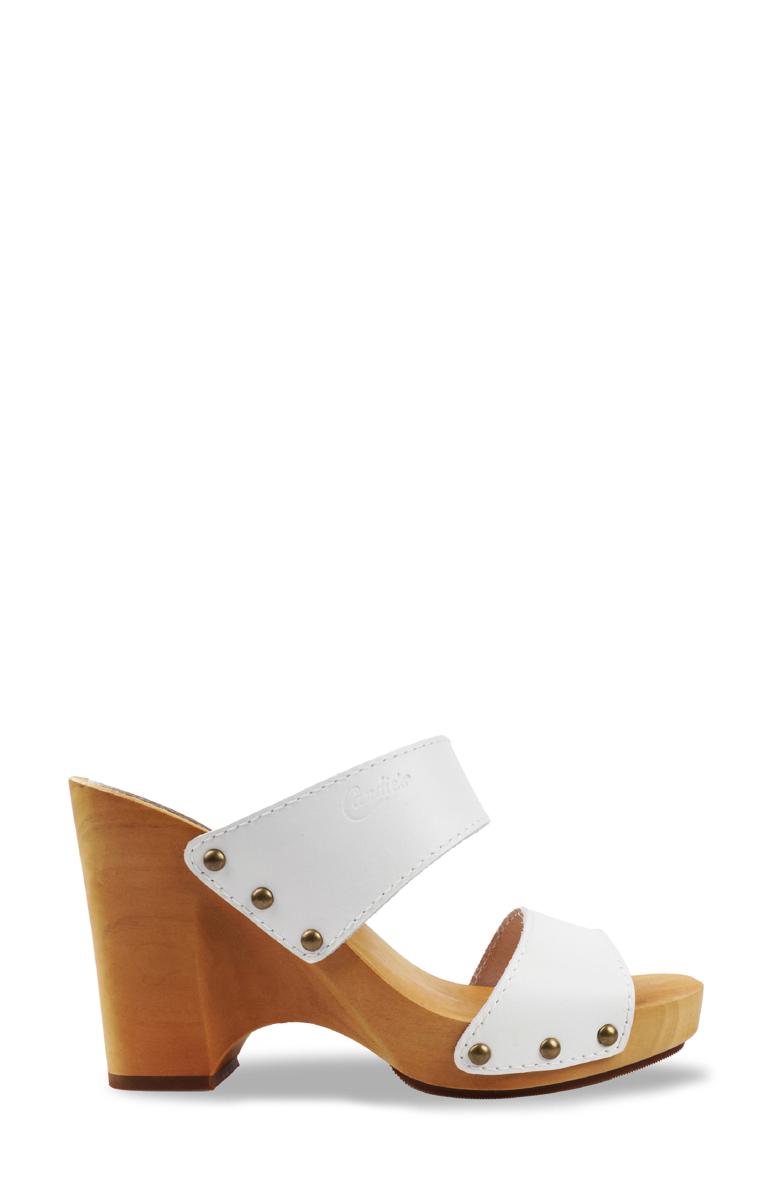 Rammya Platform Slide Sandal, Alternate, color, WHITE