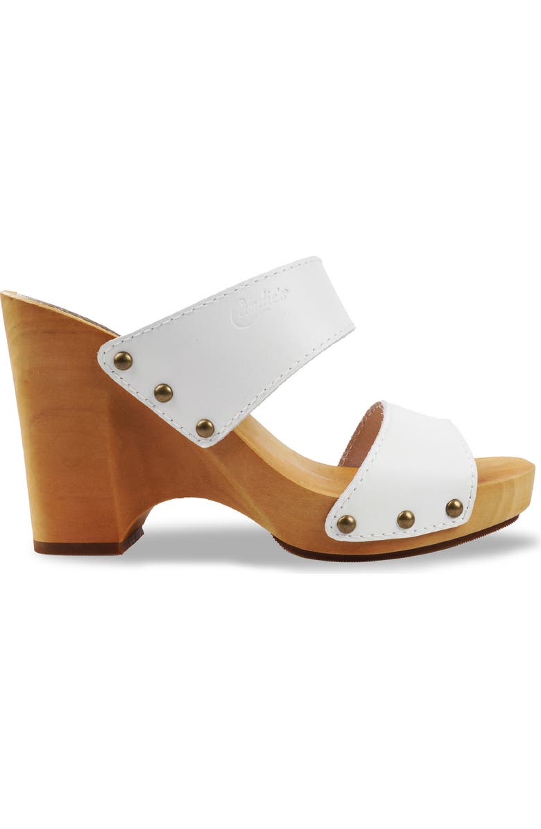 Candie's Rammya Platform Slide Sandal, Alternate, color, White