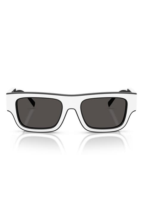 Kids' 47mm Small Rectangular Sunglasses