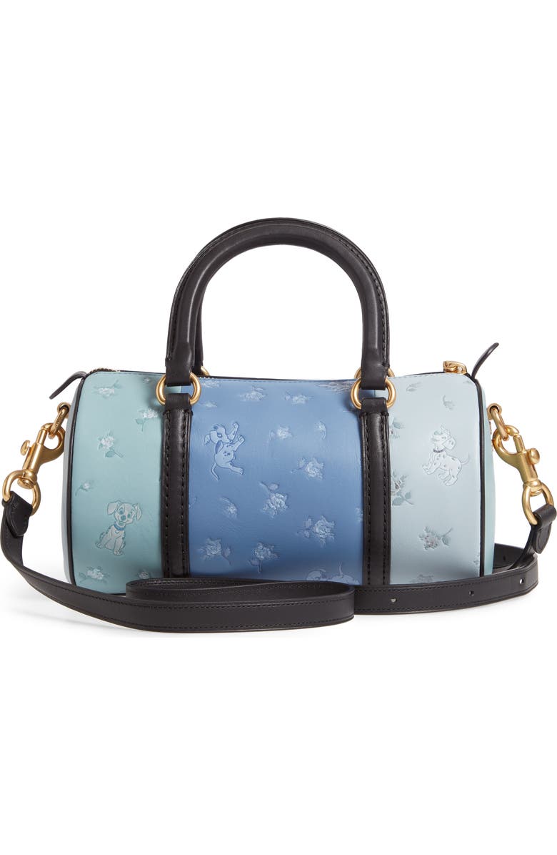 COACH Disney x COACH 101 Dalmatians Leather Barrel Bag, Alternate, color,