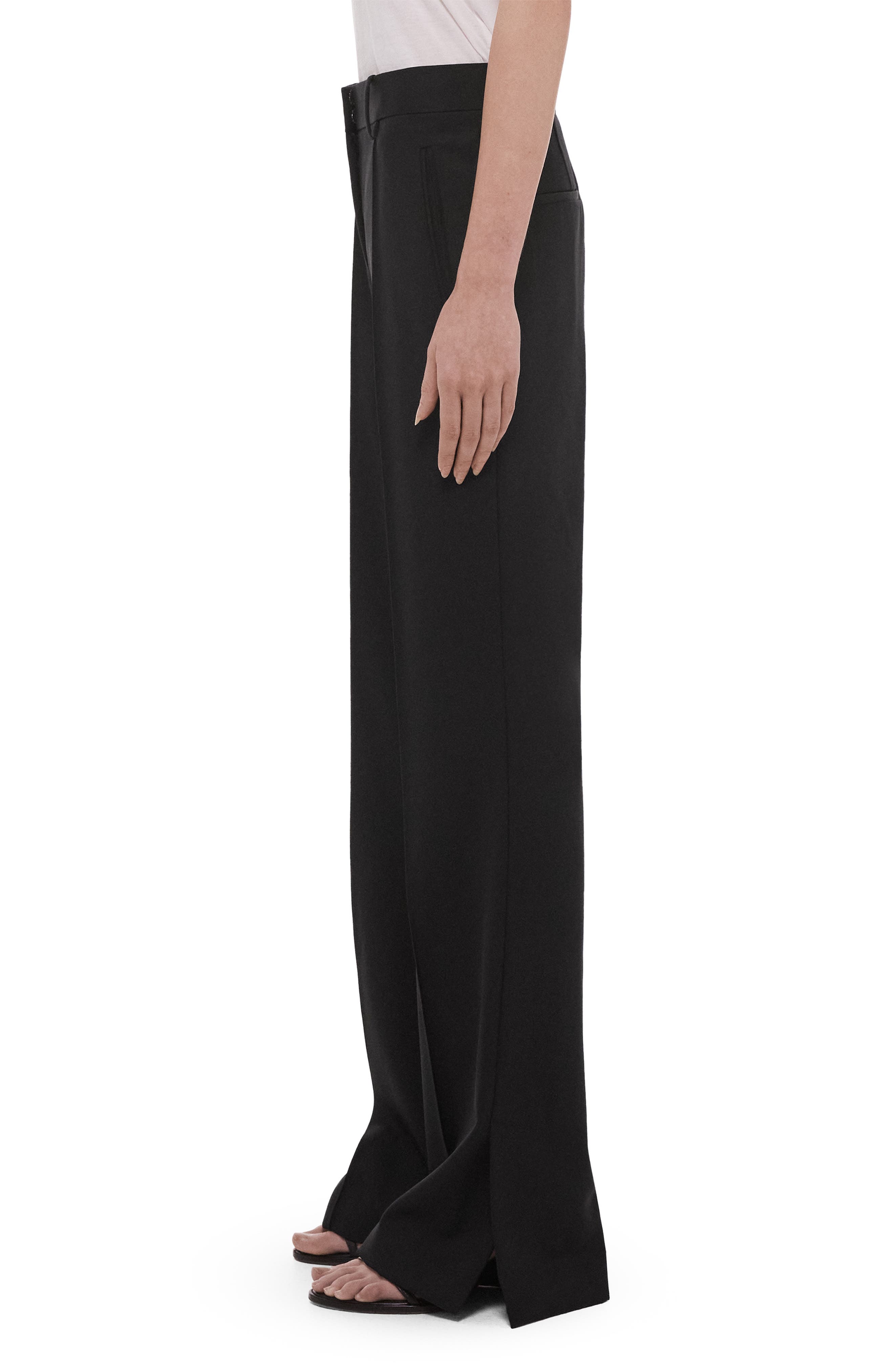 Wool Gabardine Bootcut Pants - image 2