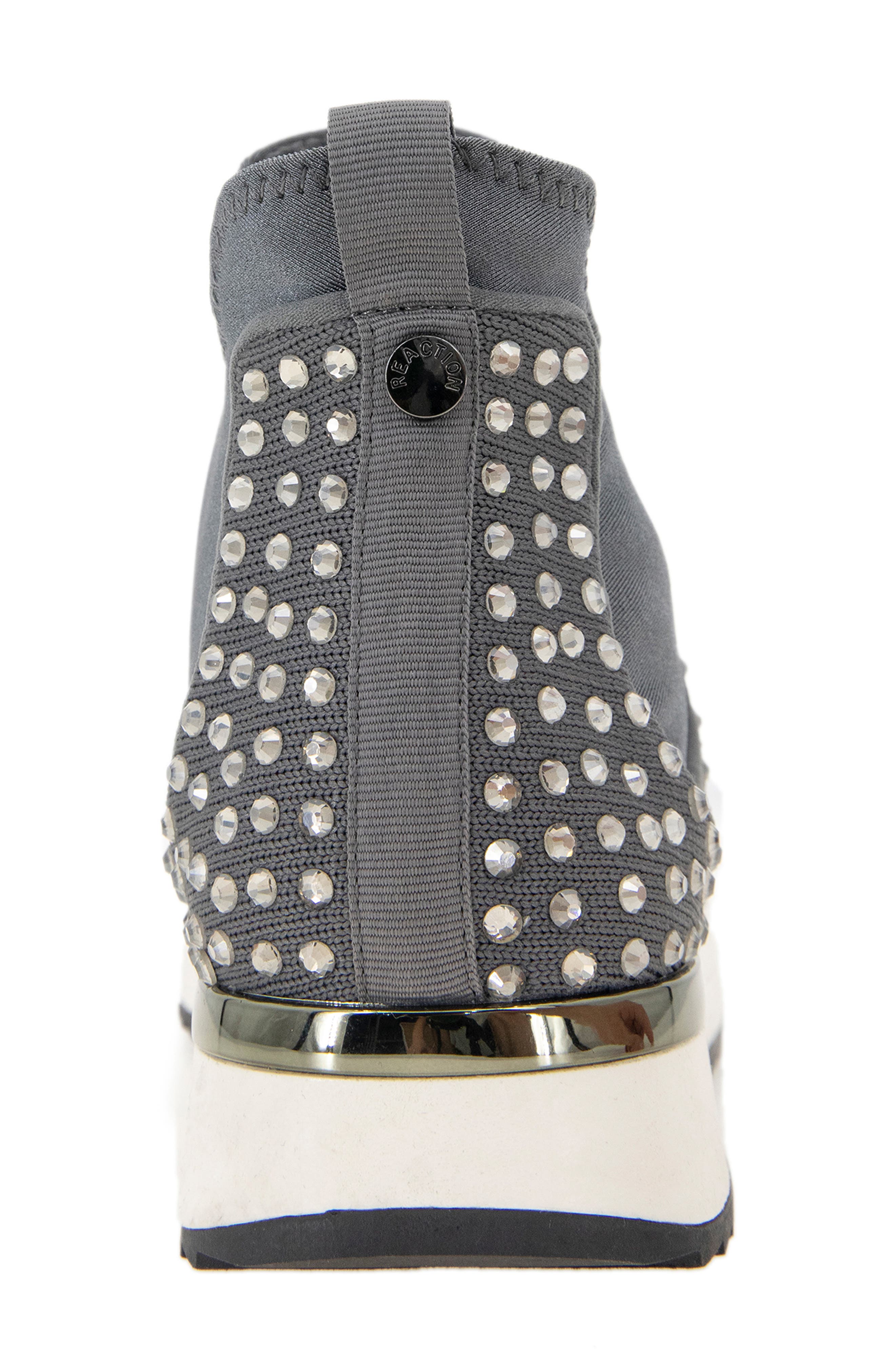 Cameron Jewel Chelsea Sneaker, Alternate, color, DARK GREY