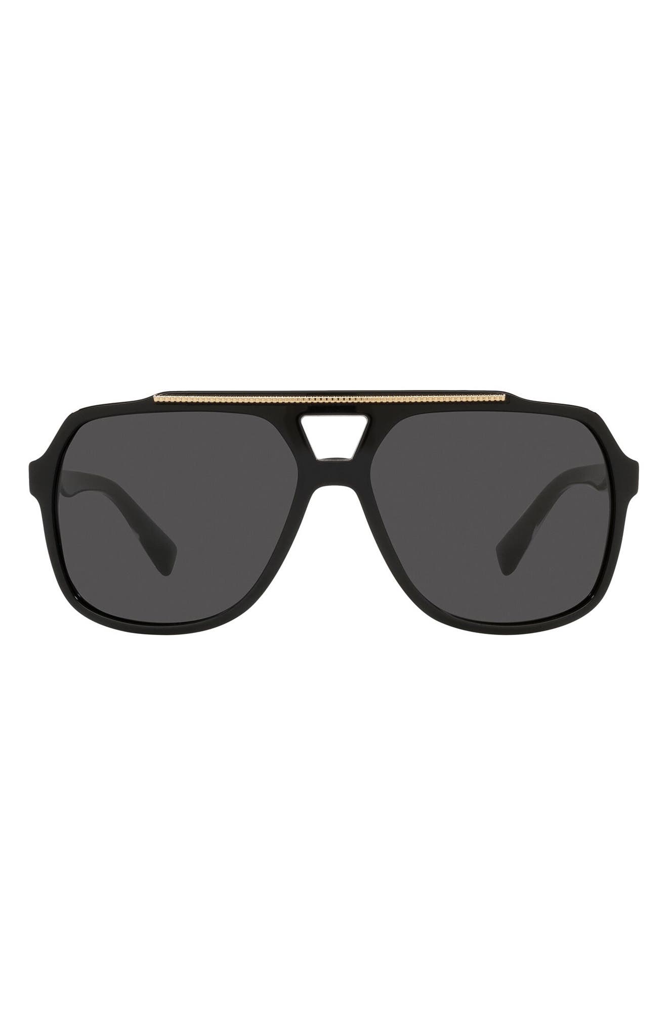Dolce&Gabbana 60mm Aviator Sunglasses (Men) | Nordstrom