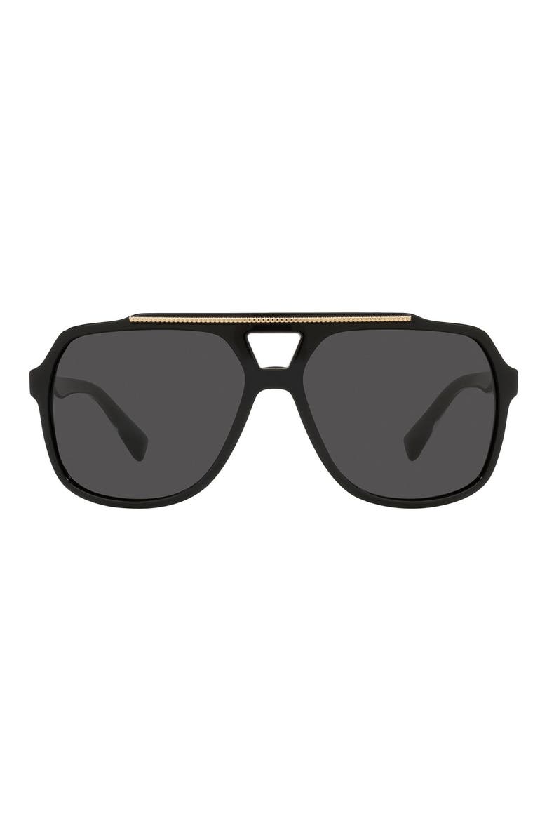 Dolce&Gabbana 60mm Aviator Sunglasses (Men) | Nordstrom