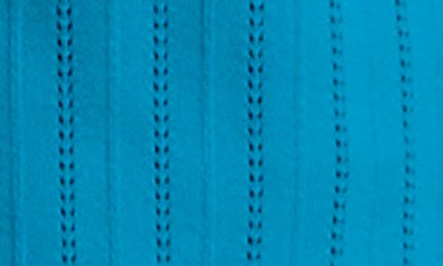 Original Penguin Drope Needle Polo Cardigan In Mosaic Blue