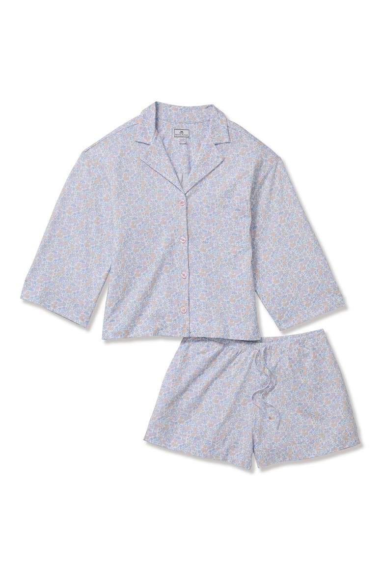 Olivia Pima Cotton Short Pajamas, Alternate, color, WHITE