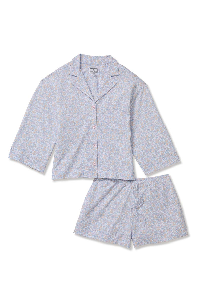 Petite Plume Olivia Pima Cotton Short Pajamas, Main, color, 
