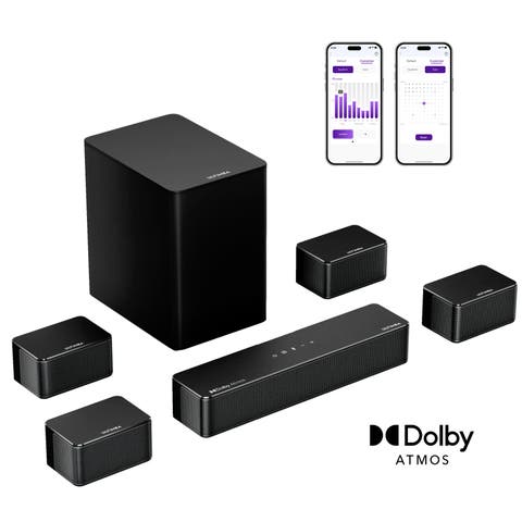 Poseidon D80 Boom 7.1 Channel Sound bar with Dolby Atmos