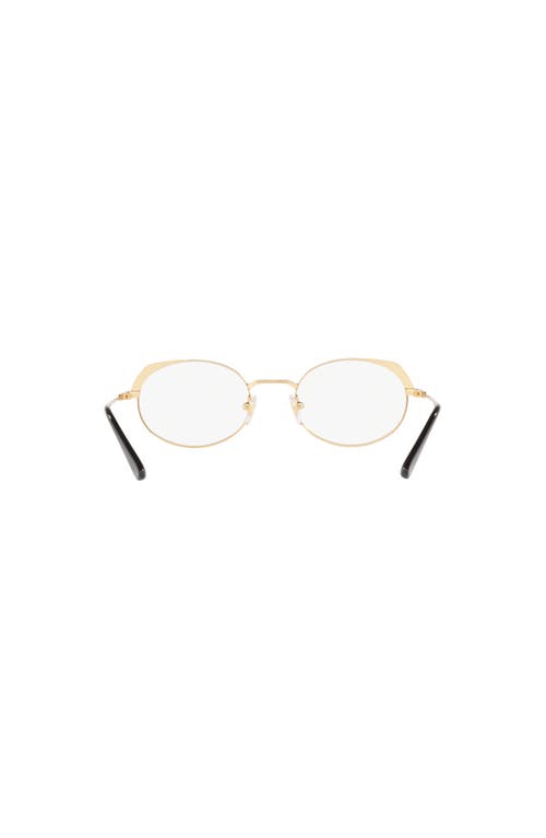 Vogue Eyewear 50mm Irregular Optical Glasses In Gold