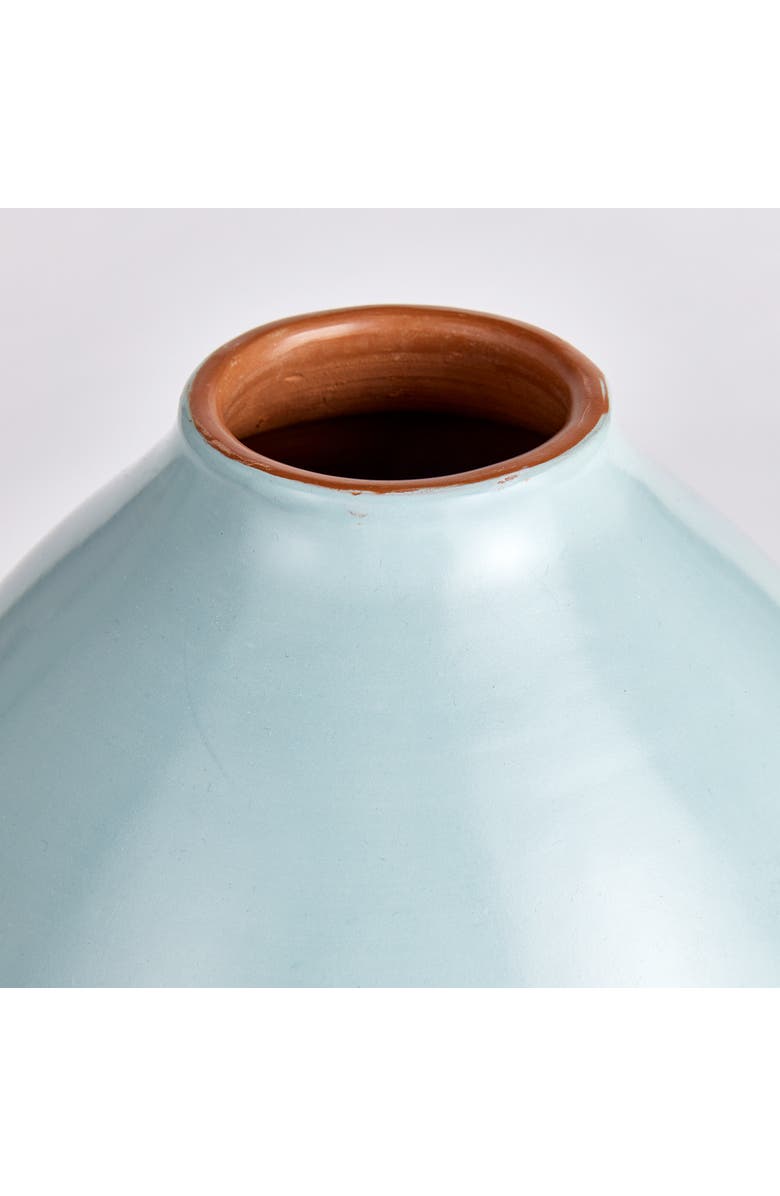 Napa Home & Garden 11" x 12" Lucela Peruvian Clay Medium Handcrafted Decorative Vase, Alternate, color, 