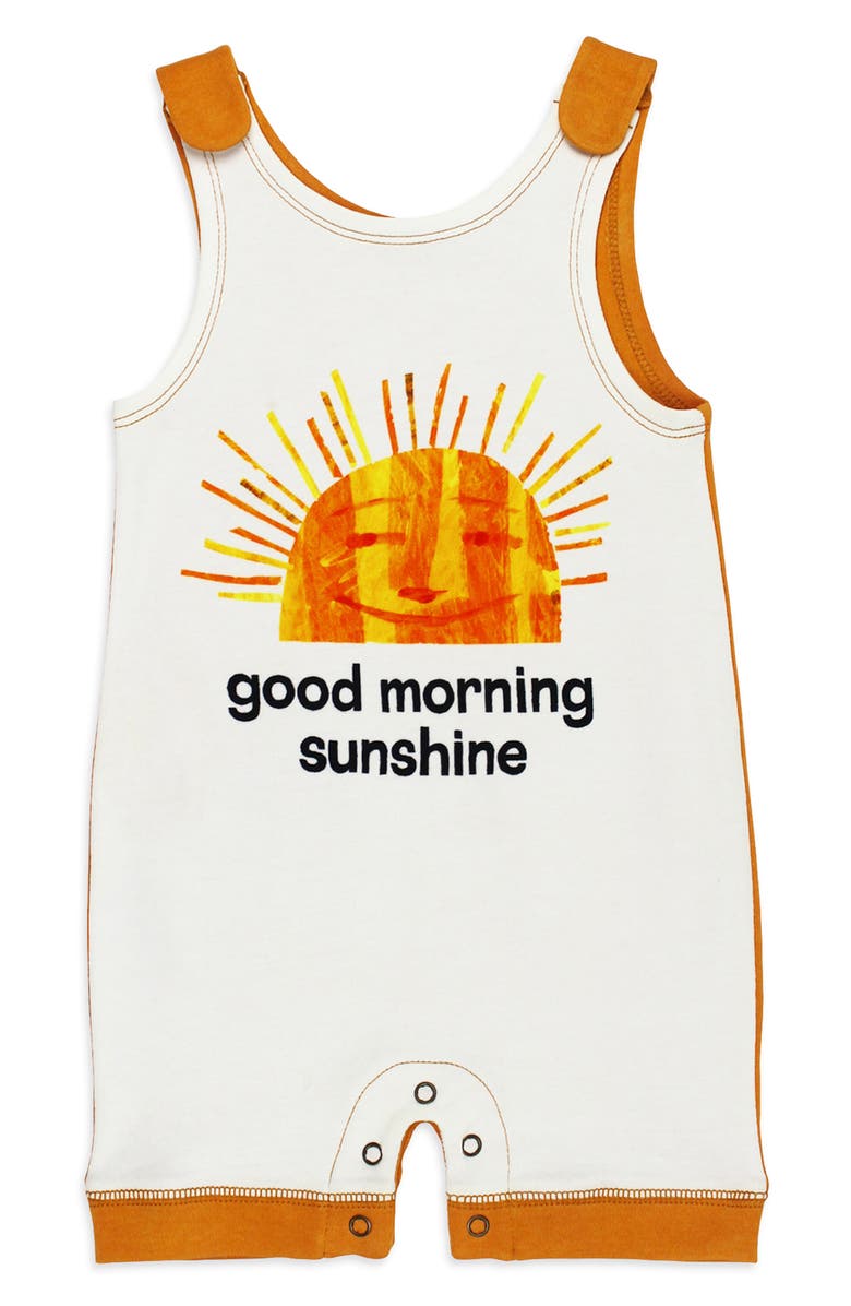 L'ovedbaby x 'The Very Hungry Caterpillar<sup>™</sup>' Sunny Day Sleeveless Organic Cotton Romper, Main, color, 
