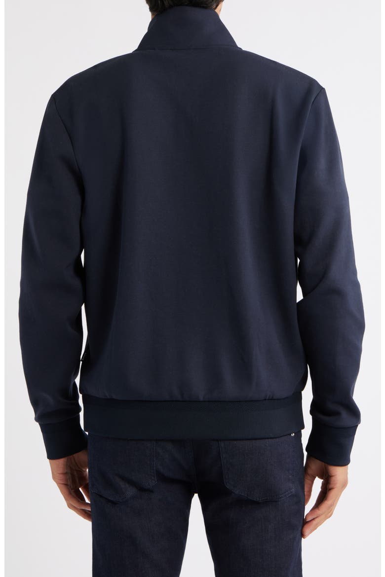 Shepherd Zip Front Cotton Blend Jacket, Alternate, color, DARK BLUE