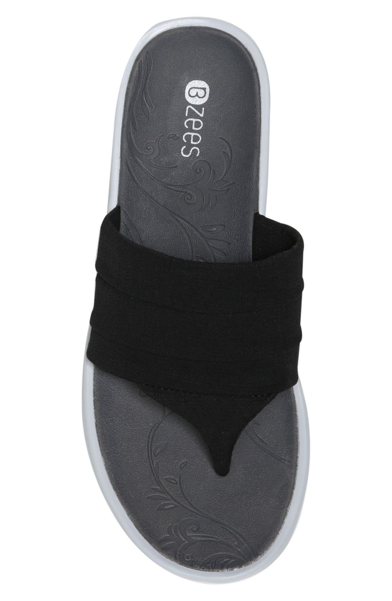 BZees Dallas Flip-Flop Wedge Sandal, Alternate, color, 