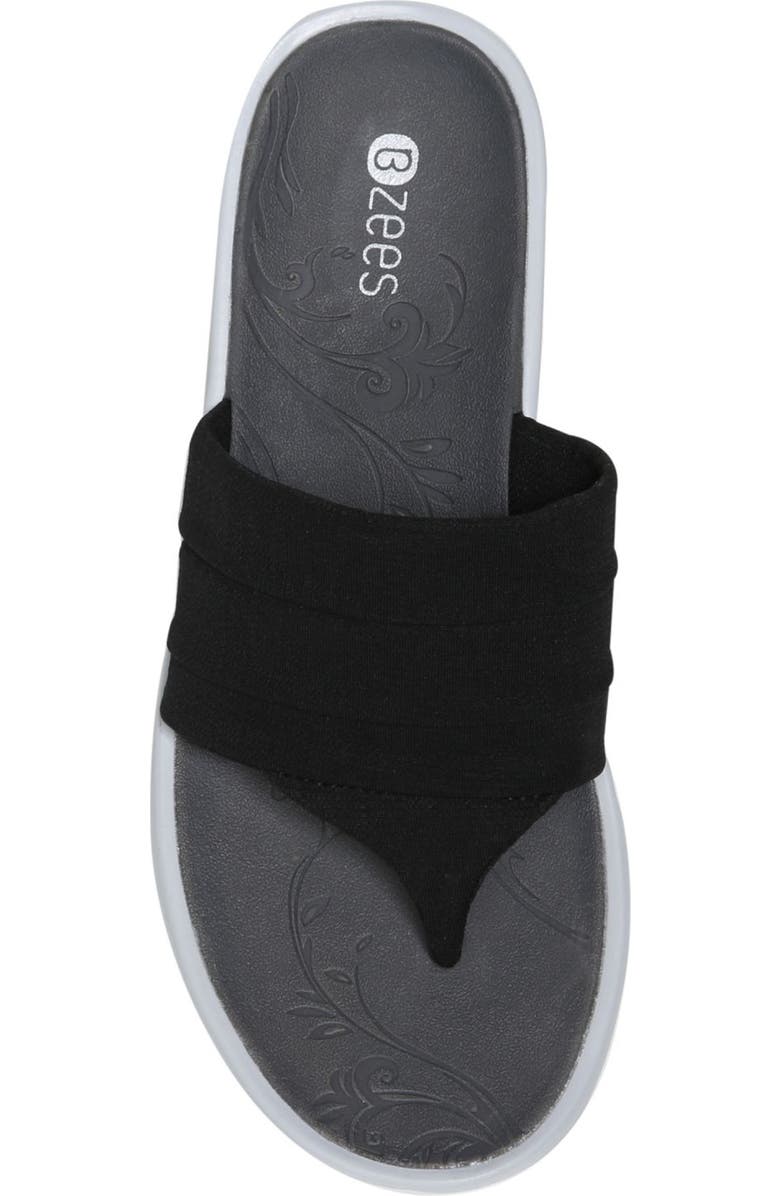 BZees Dallas Flip-Flop Wedge Sandal, Alternate, color,