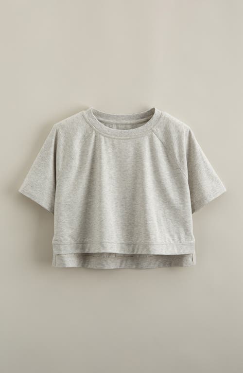 Zella Girl Kids' All Star Crop T-shirt In Gray