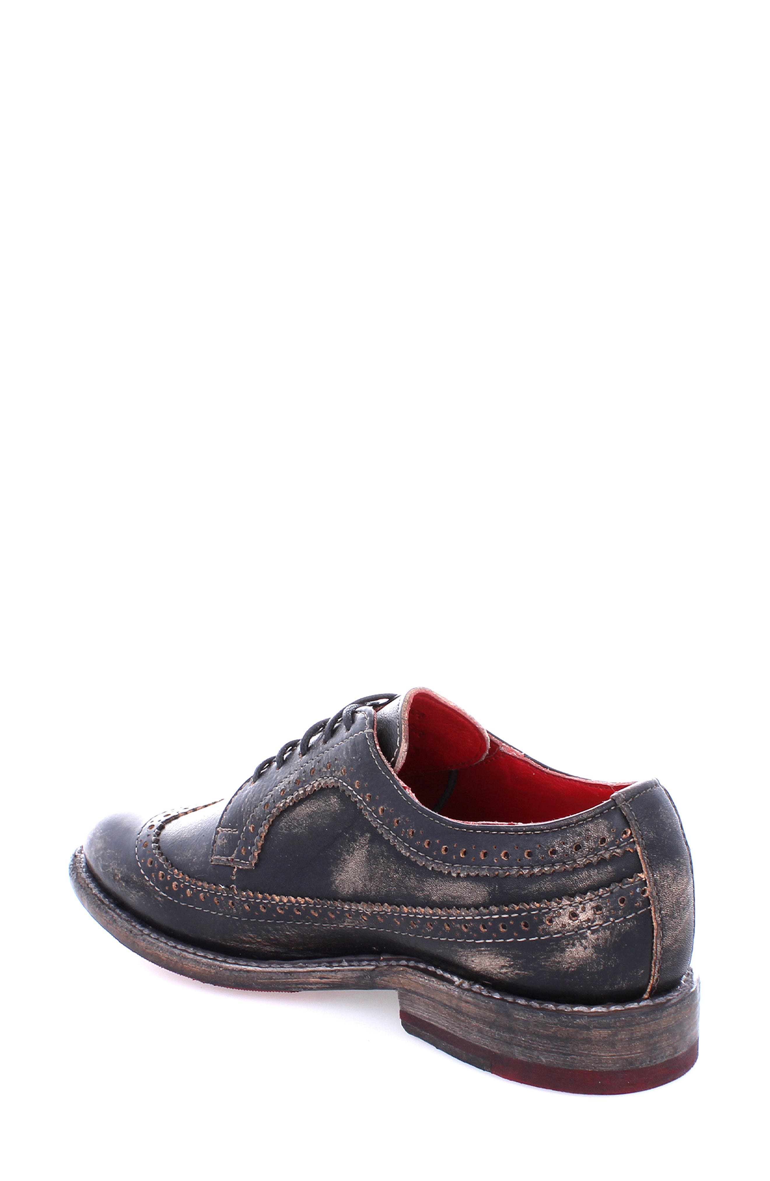 Lita K II Wingtip Derby, Alternate, color, BLACK HAND WASH