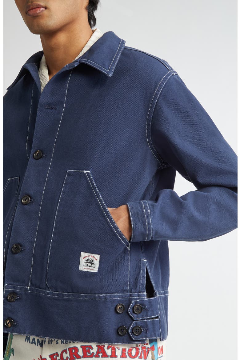 Knolly Brook Side Tab Jacket, Alternate, color, DARK NAVY
