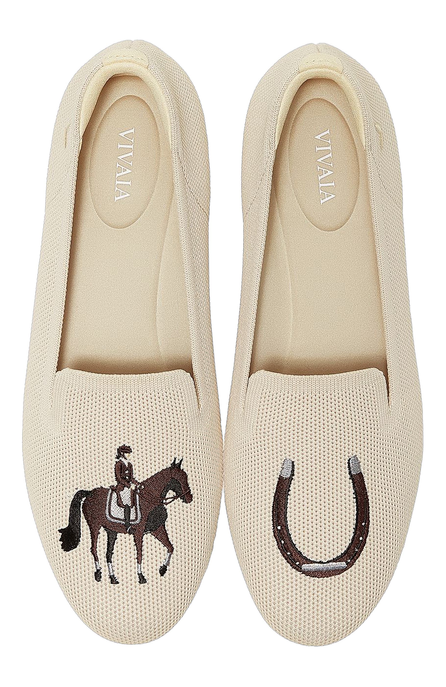 Round-Toe Embroidered Loafers - image 4