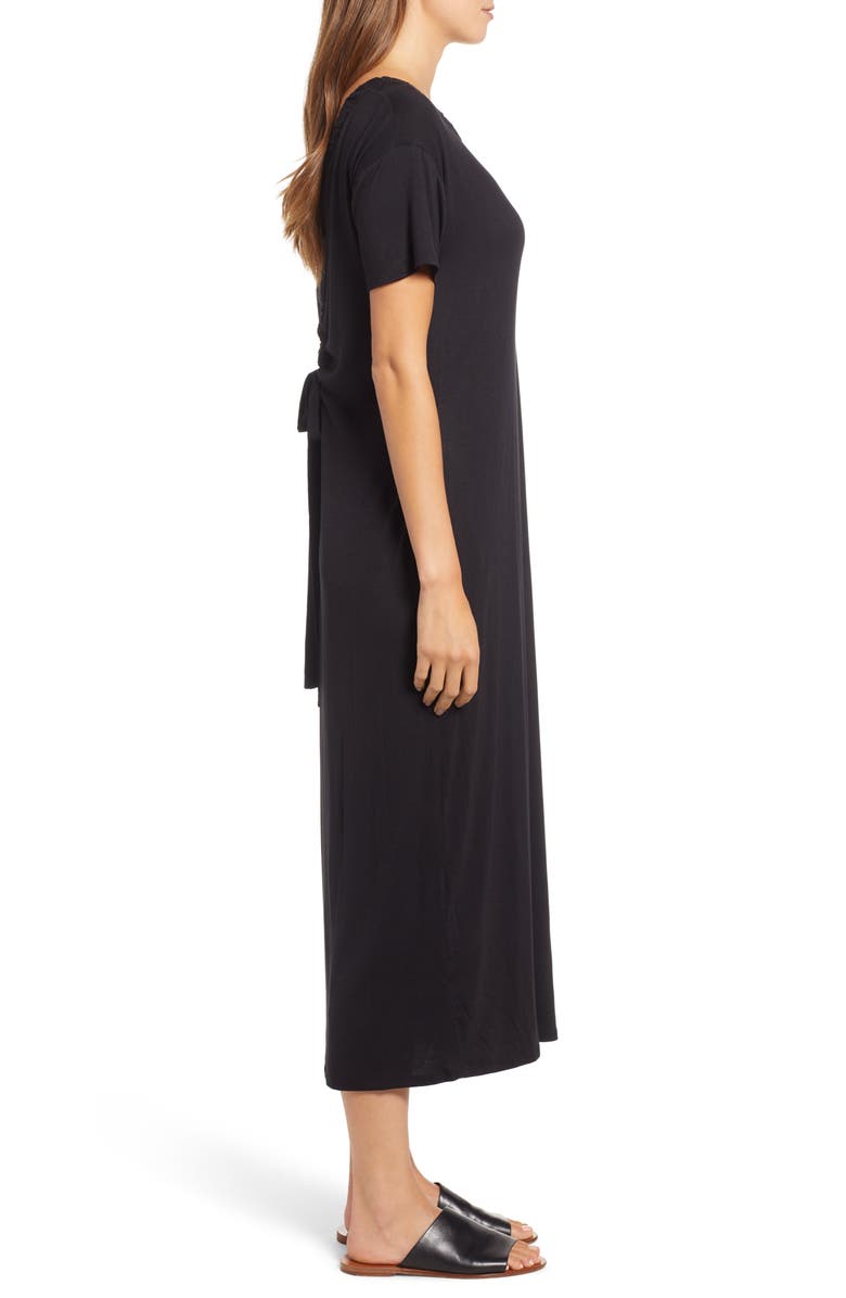 Bobeau Cinched Back Maxi Dress, Alternate, color, 