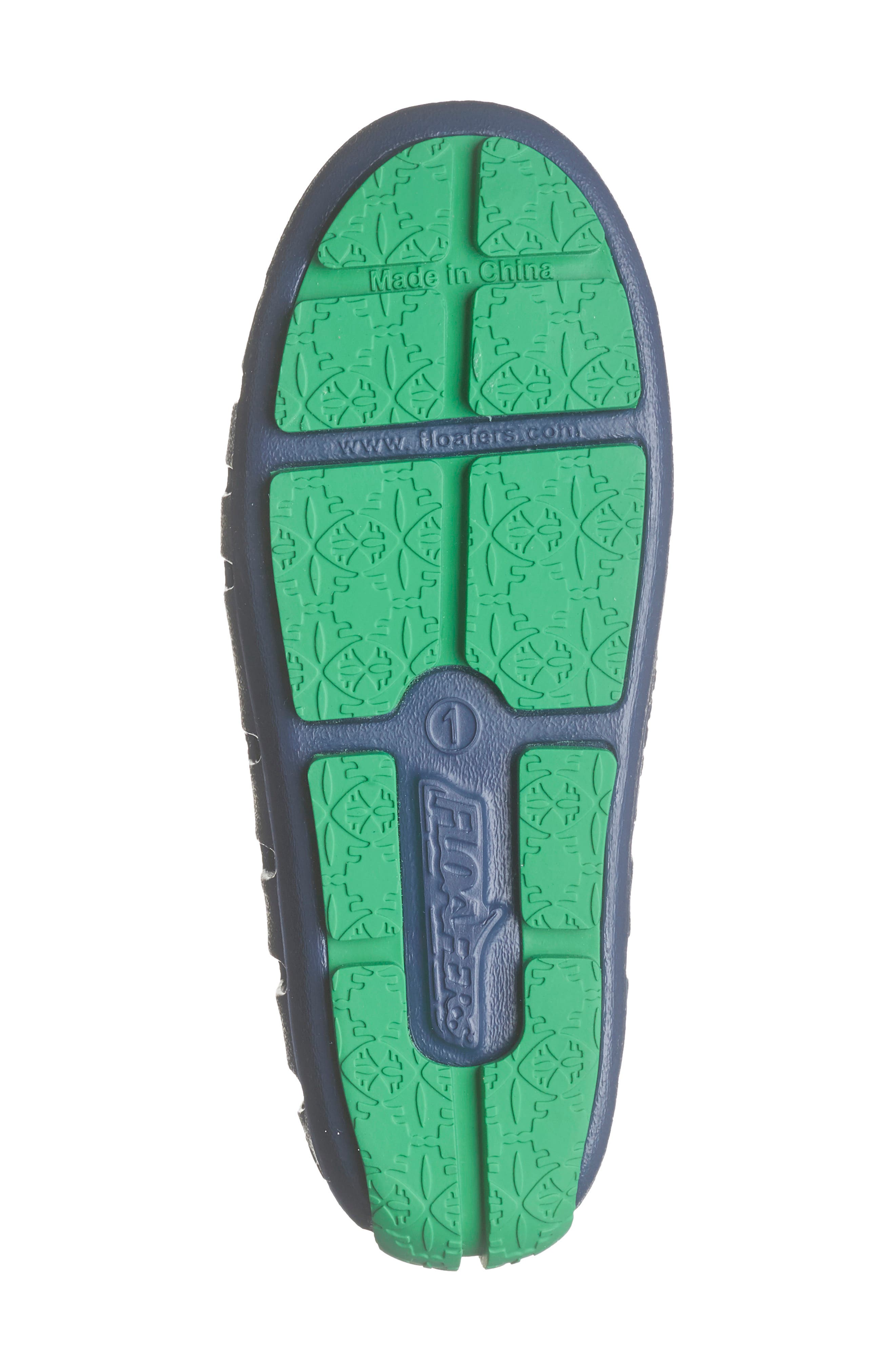FLOAFERS Kids' Prodigy Driver Loafer, Alternate, color, Navy Peony/ Turf Green