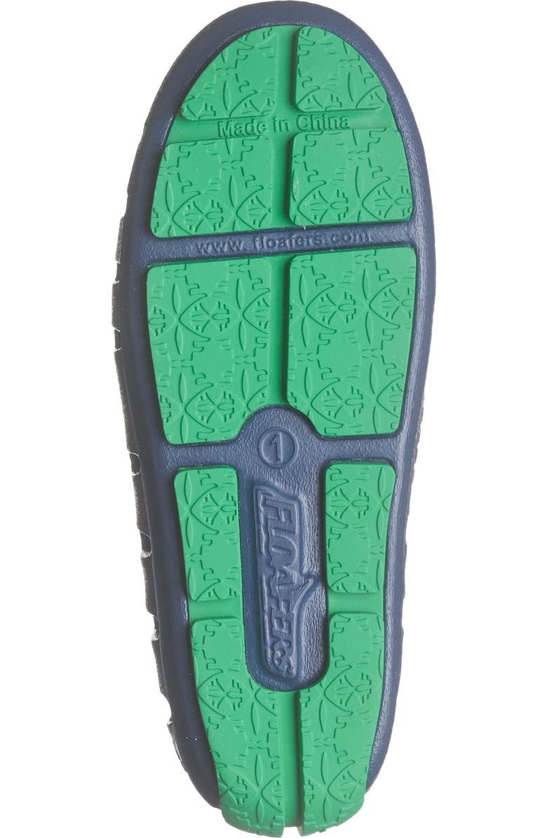 FLOAFERS Kids' Prodigy Driver Loafer, Alternate, color, Navy Peony/ Turf Green